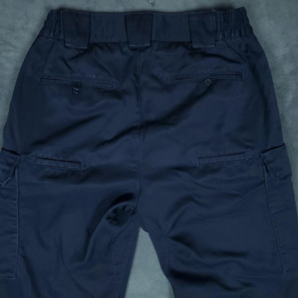 5.11 Tactical Pants Mens 32x34 Cargo Navy Blue Workwear Utility Pockets Uniform - Picture 14 of 15